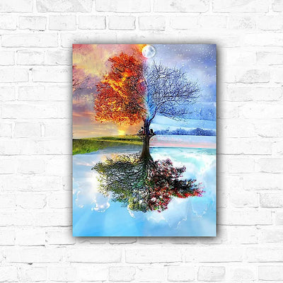 DIY Tree 5D Diamond Art Painting 30x40cm - Creative Serenity