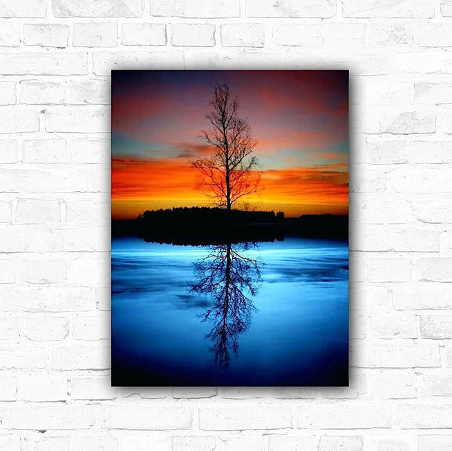 DIY Tree Acrylic Painting By Numbers - Creative Serenity