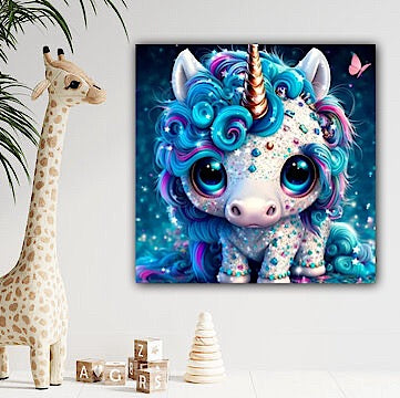 DIY Unicorn Diamond Art Painting Kit 20x20cm - Creative Serenity