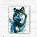 DIY Wolf Acrylic Painting By Numbers Animals - Creative Serenity