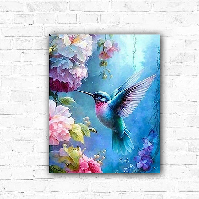 Large Blue Bird DIY Animal Diamond Art Painting - Creative Serenity