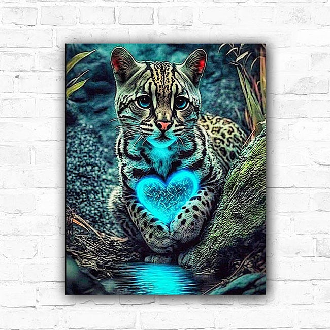 Large Cat DIY Animal Diamond Art Painting - Creative Serenity