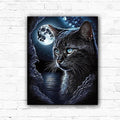 Large Cat DIY Animal Diamond Art Painting - Creative Serenity