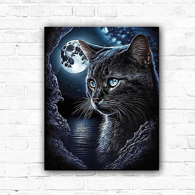 Large Cat DIY Animal Diamond Art Painting - Creative Serenity