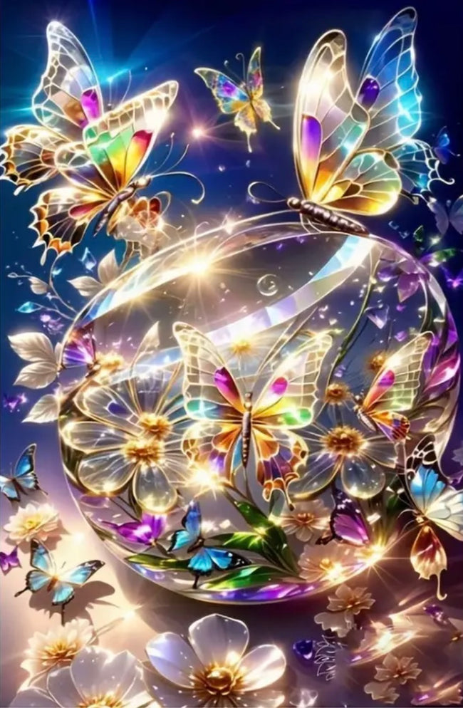 DIY Dream Butterfly Diamond Art Painting - Creative Serenity
