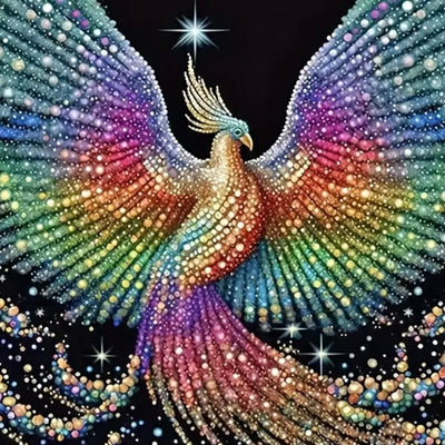 DIY Phoenix Diamond Art Painting 30x30cm - Creative Serenity