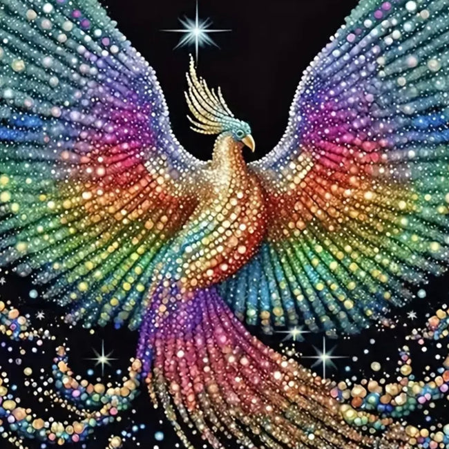DIY Phoenix Diamond Art Painting 30x30cm - Creative Serenity