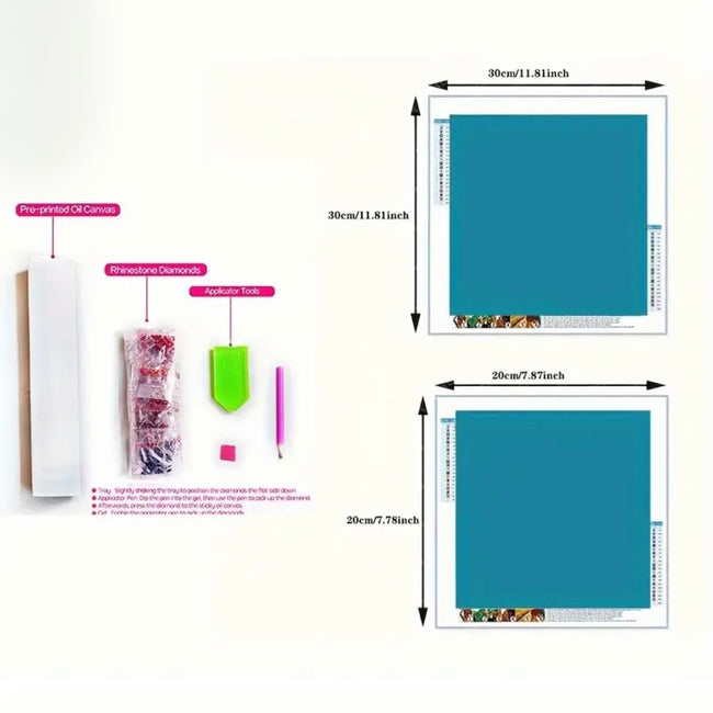 DIY Phoenix Diamond Art Painting 30x30cm - Creative Serenity