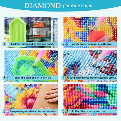 DIY Swan Diamond Art Painting 40x40cm - Creative Serenity