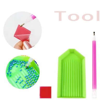 DIY Swan Diamond Art Painting 40x40cm - Creative Serenity