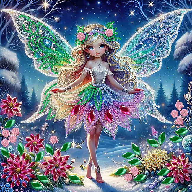 DIY Fairy Special Drill Diamond Art Painting 30x30cm - Creative Serenity