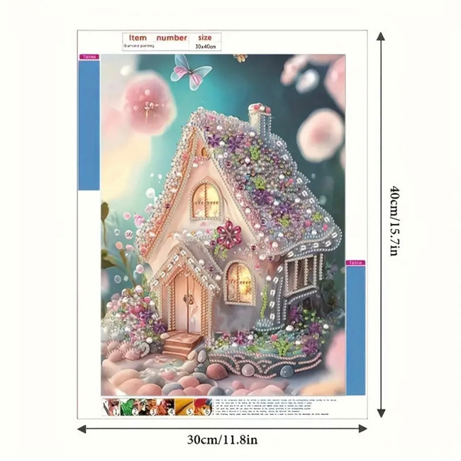 DIY Fairy House AB Drill Diamond Art Painting - Creative Serenity
