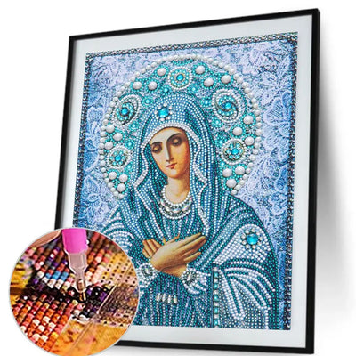 DIY Mary Special Drill Diamond Art Painting - Creative Serenity
