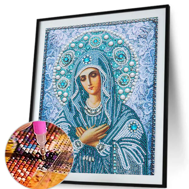 DIY Mary Special Drill Diamond Art Painting - Creative Serenity