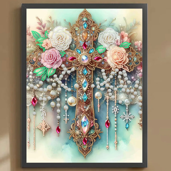 DIY Cross Special Drill Diamond Art Painting - Creative Serenity
