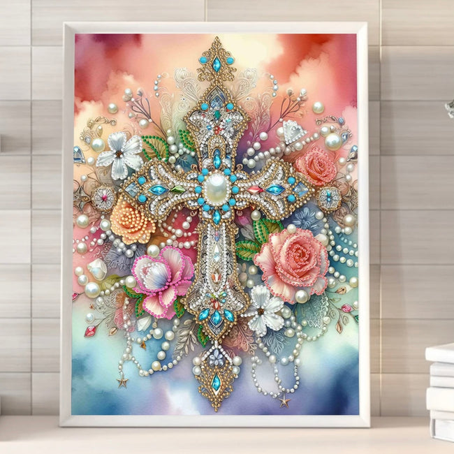 DIY Cross Special Drill Diamond Art Painting - Creative Serenity