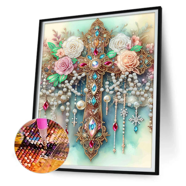 DIY Cross Special Drill Diamond Art Painting - Creative Serenity