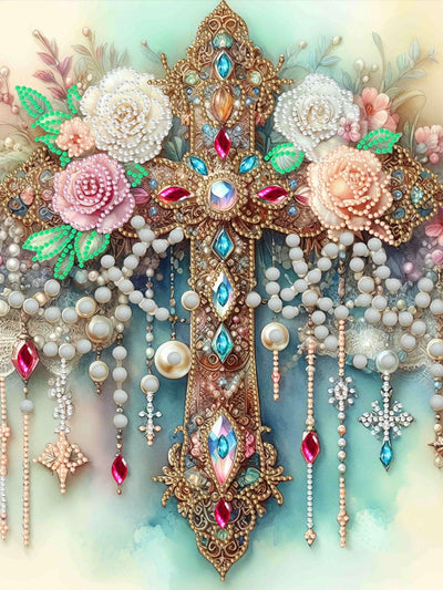 DIY Cross Special Drill Diamond Art Painting - Creative Serenity