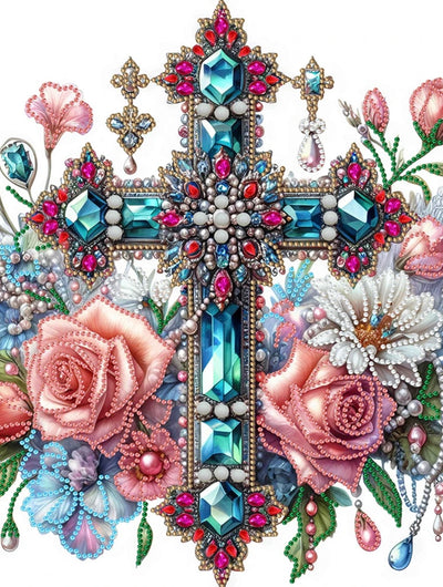 DIY Cross Special Drill Diamond Art Painting - Creative Serenity