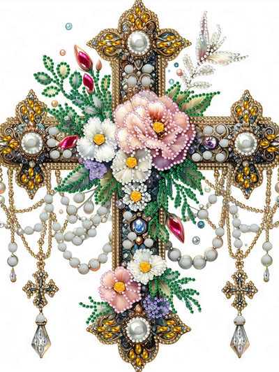 DIY Cross Special Drill Diamond Art Painting - Creative Serenity