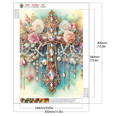 DIY Cross Special Drill Diamond Art Painting - Creative Serenity