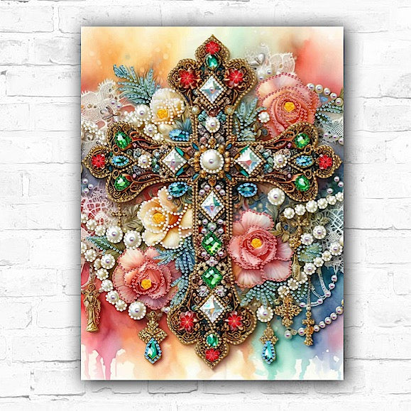 DIY Cross Special Drill Diamond Art Painting - Creative Serenity
