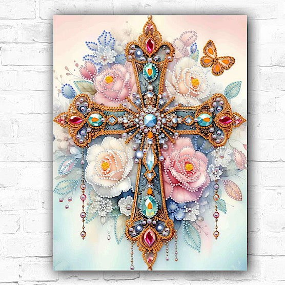DIY Cross Special Drill Diamond Art Painting - Creative Serenity