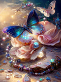 DIY Sparkly Butterfly Diamond Art Painting 30x40cm - Creative Serenity