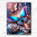 DIY Sparkly Butterfly Diamond Art Painting 30x40cm - Creative Serenity