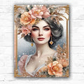 DIY Beautiful Woman Diamond Art Painting Special Drill - Creative Serenity