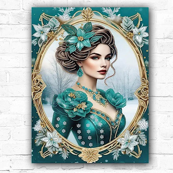 DIY Beautiful Woman Diamond Art Painting Special Drill - Creative Serenity