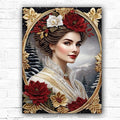 DIY Beautiful Woman Diamond Art Painting Special Drill - Creative Serenity