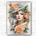 DIY Beautiful Woman Diamond Art Painting Special Drill - Creative Serenity