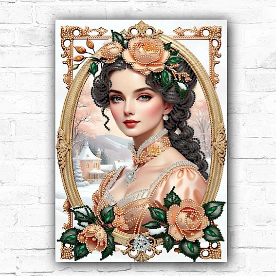 DIY Beautiful Woman Diamond Art Painting Special Drill - Creative Serenity
