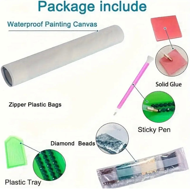 DIY Pink Lotus Flower Diamond Art Painting - Creative Serenity