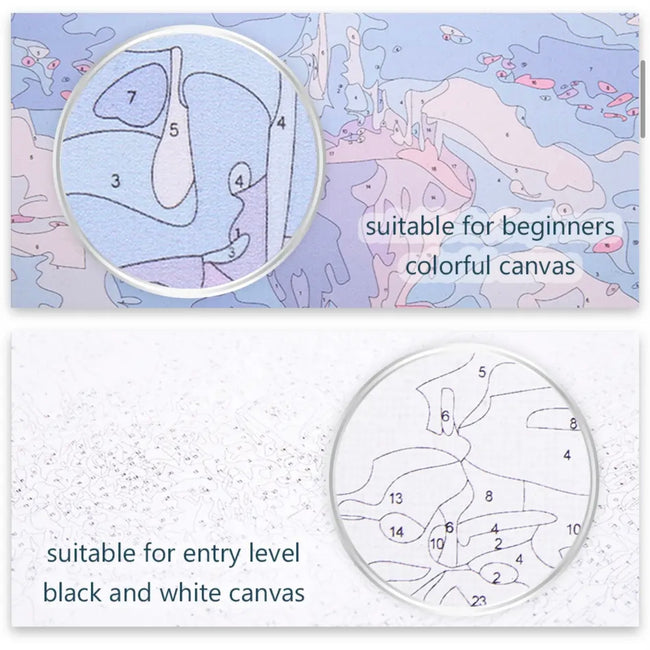 DIY Unicorns Paint By Numbers - Creative Serenity