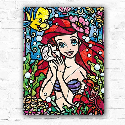 5D Ariel Diamond Mosaic Diamond Art Princess 30x40cm - Creative Serenity