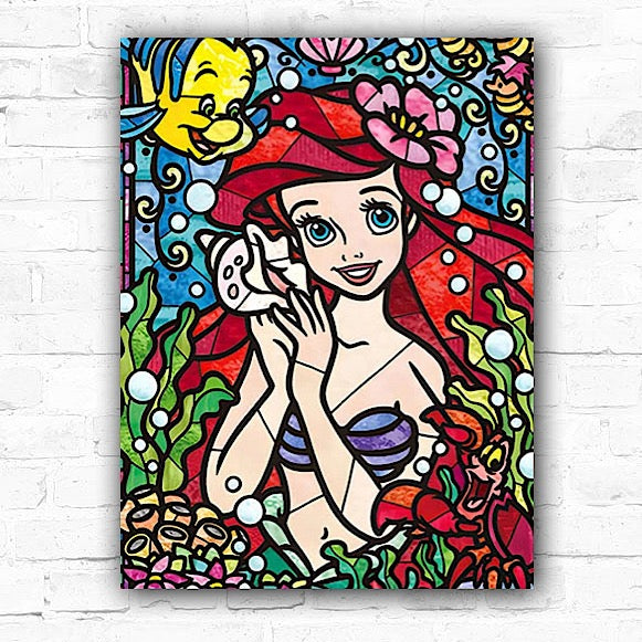 5D Ariel Diamond Mosaic Diamond Art Princess 30x40cm - Creative Serenity