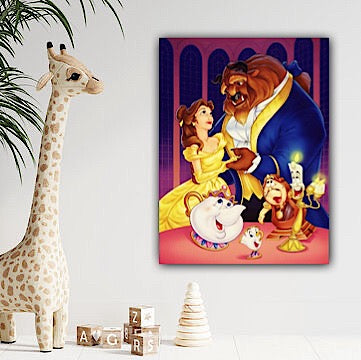 5D Beauty and The Beast DIY Diamond Painting 30x40cm - Creative Serenity