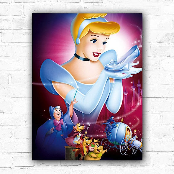 5D Cinderella DIY Diamond Painting 30x40cm - Creative Serenity