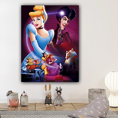 5D Cinderella DIY Diamond Painting 30x40cm - Creative Serenity