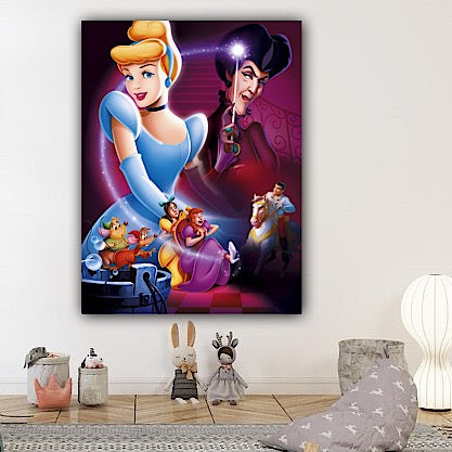 5D Cinderella DIY Diamond Painting 30x40cm - Creative Serenity