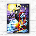 5D Nightmare Before Christmas DIY Diamond Painting 30x40cm - Creative Serenity