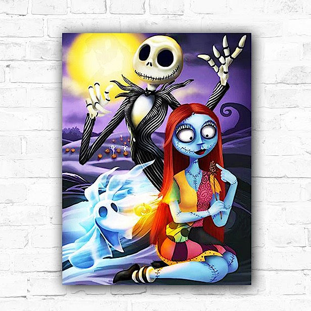 5D Nightmare Before Christmas DIY Diamond Painting 30x40cm - Creative Serenity