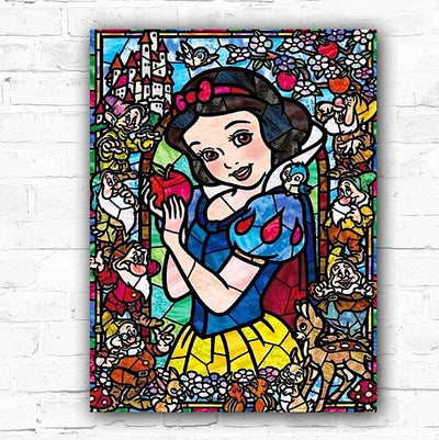 5D Snow White Diamond Mosaic Diamond Art Princess 30x40cm - Creative Serenity