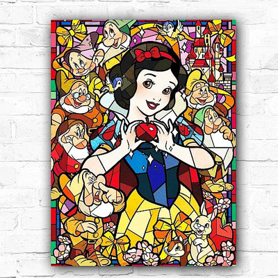 5D Snow White Diamond Mosaic Diamond Art Princess 30x40cm - Creative Serenity