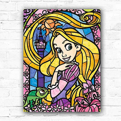 5D Tangled Diamond Mosaic Diamond Art Princess 30x40cm - Creative Serenity