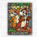 DIY Chipmunks Cartoon Mosaic 5D Diamond Art Painting 30x40cm