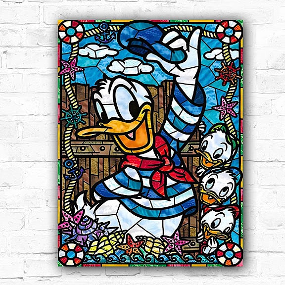 DIY Donald Duck Cartoon Mosaic 5D Diamond Art Painting 30x40cm - Creative Serenity