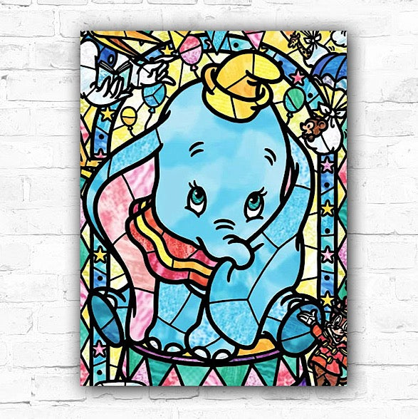 DIY Dumbo Cartoon Mosaic 5D Diamond Art Painting 30x40cm - Creative Serenity